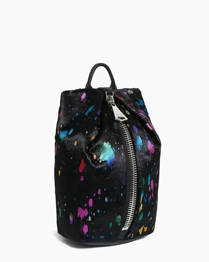 Aimee Kestenberg Backpacks Women Tamitha Novelty Mini Backpack Rainbow Haircalf