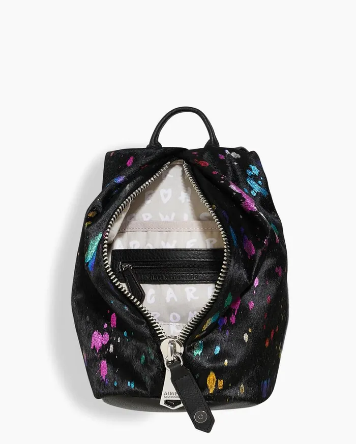 Aimee Kestenberg Backpacks Women Tamitha Novelty Mini Backpack Rainbow Haircalf