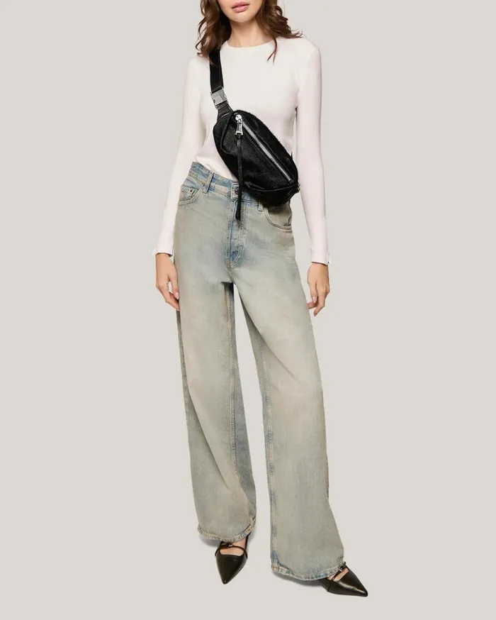 Aimee Kestenberg Bum Bags and Belt Bags Women Milan Bum Bag Black Haircalf