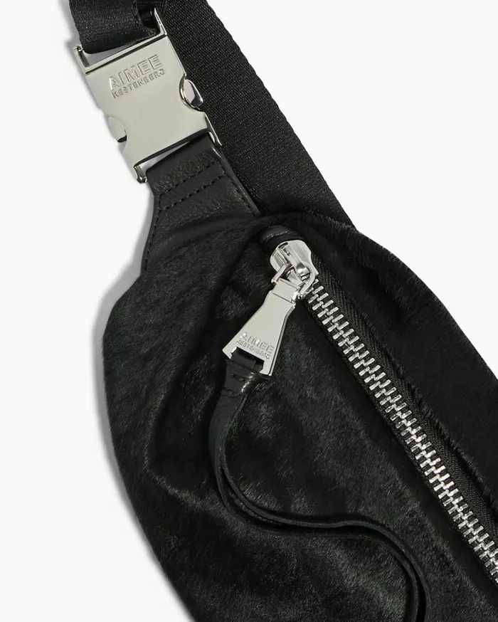 Aimee Kestenberg Bum Bags and Belt Bags Women Milan Bum Bag Black Haircalf