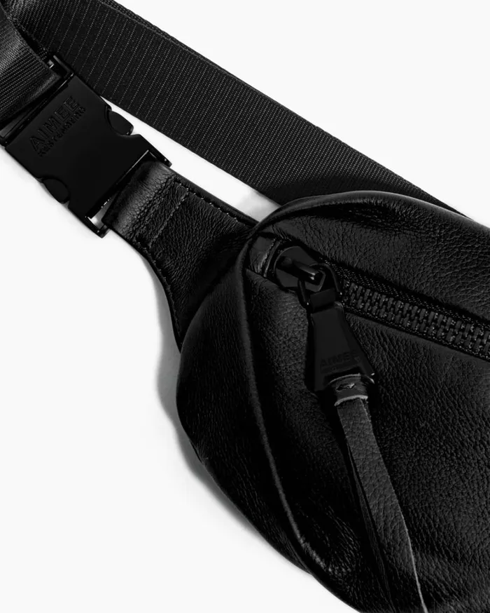Aimee Kestenberg Bum Bags and Belt Bags Women Milan Bum Bag Black With Black Hardware
