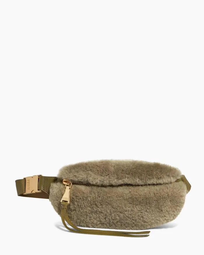 Aimee Kestenberg Bum Bags and Belt Bags Women Milan Bum Bag Kelp Shearling