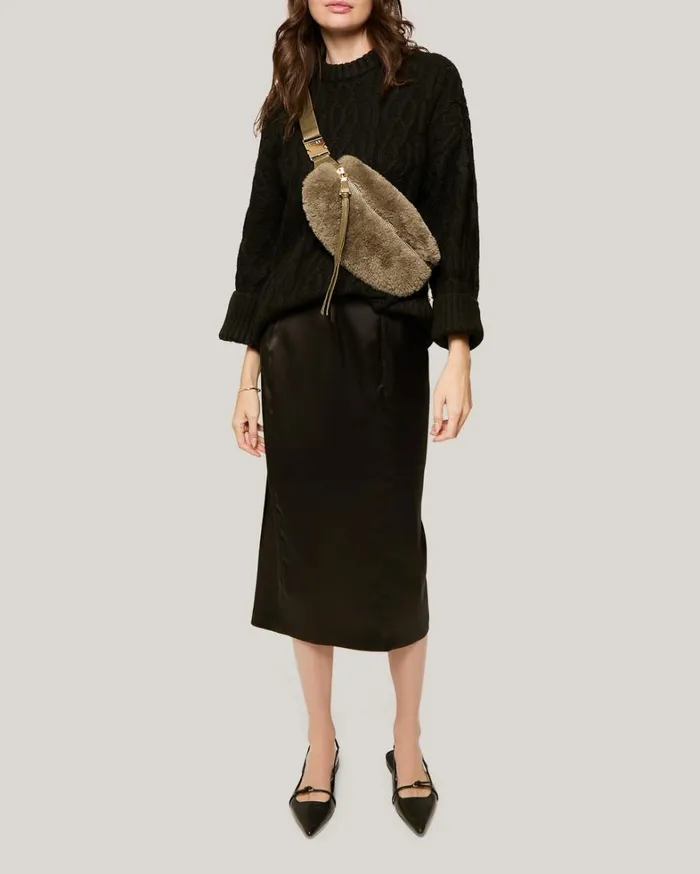 Aimee Kestenberg Bum Bags and Belt Bags Women Milan Bum Bag Kelp Shearling