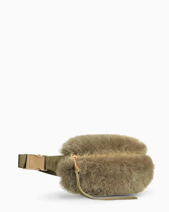 Aimee Kestenberg Bum Bags and Belt Bags Women Milan Bum Bag Kelp Shearling