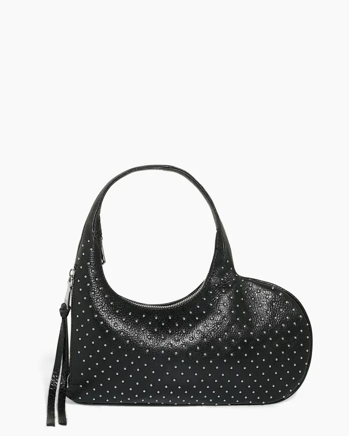 Aimee Kestenberg Clutches Women Heart On My Sleeve Handheld Heart Black With Microstuds