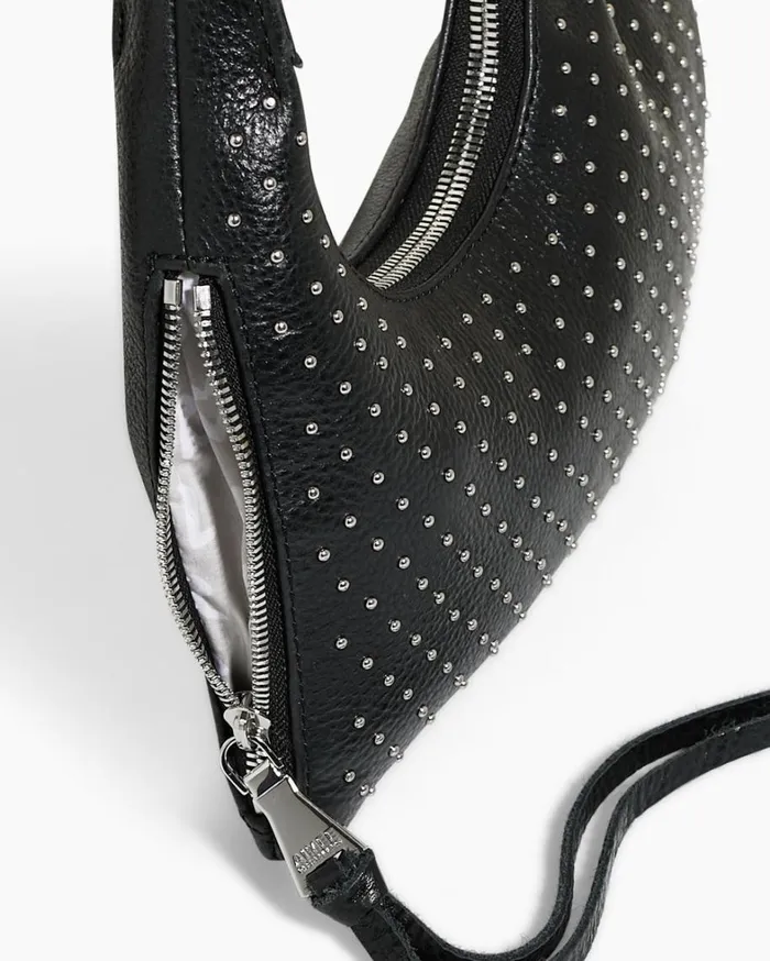 Aimee Kestenberg Clutches Women Heart On My Sleeve Handheld Heart Black With Microstuds