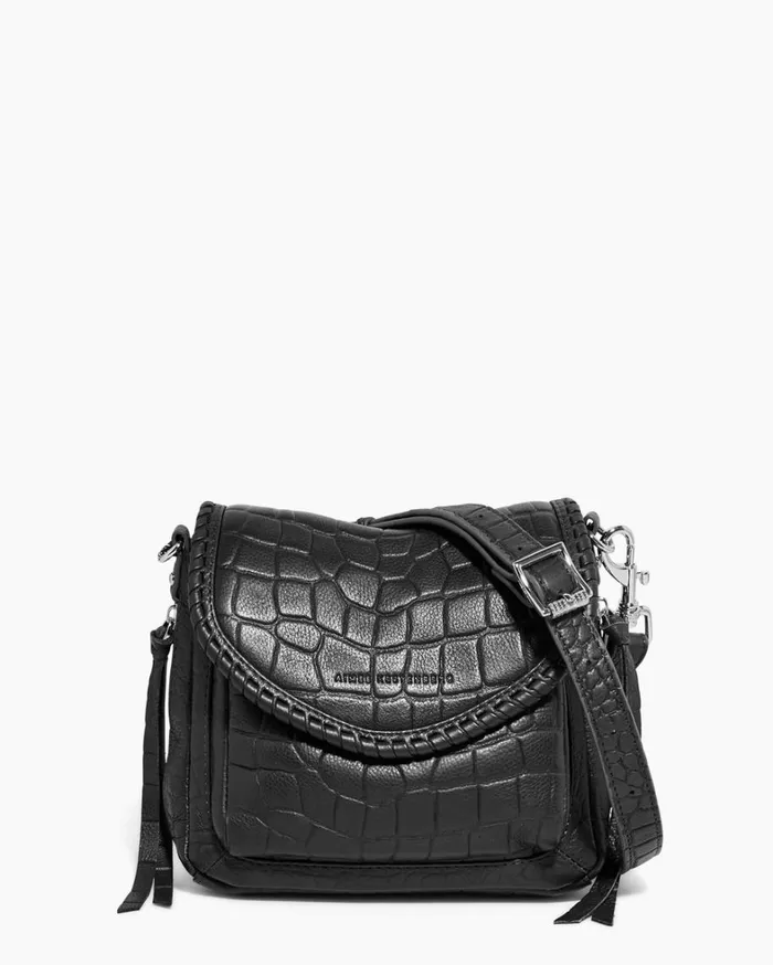 Aimee Kestenberg Crossbody Bags Women All For Love Mini Crossbody Black Croco