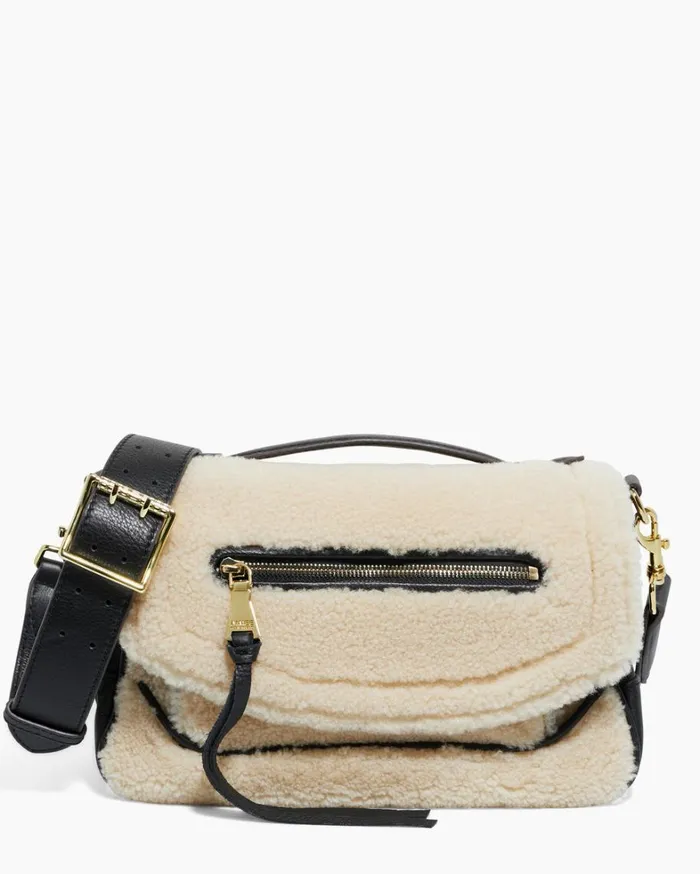 Aimee Kestenberg Crossbody Bags Women Bandit Crossbody Natural Shearling