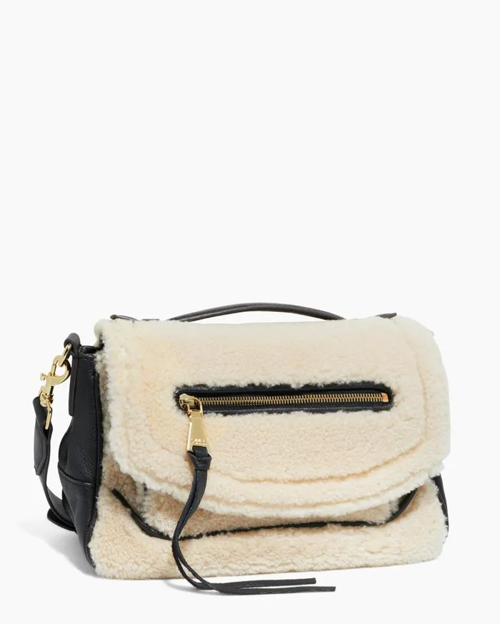 Aimee Kestenberg Crossbody Bags Women Bandit Crossbody Natural Shearling