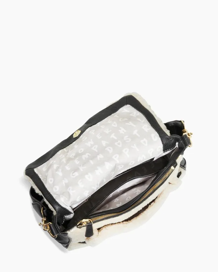 Aimee Kestenberg Crossbody Bags Women Bandit Crossbody Natural Shearling