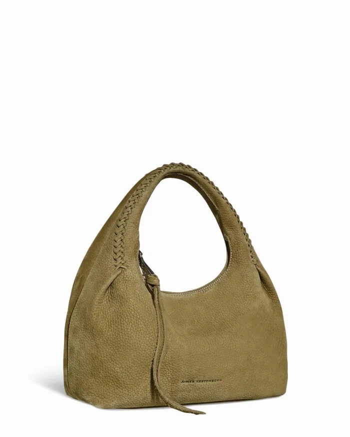 Aimee Kestenberg Satchels Women Aura Handheld Soft Olive Nubuck