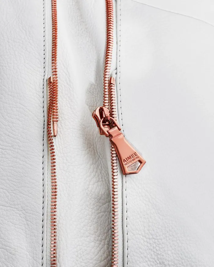 Aimee Kestenberg Tote Bags Women Worth It Expandable Tote Vanilla Ice With Chocolate Rose Gold