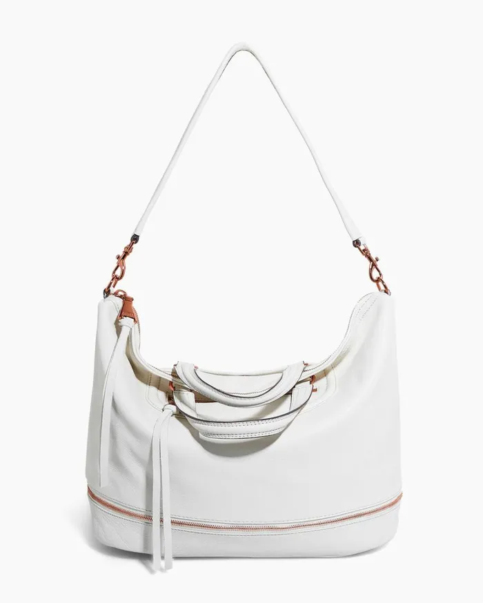Aimee Kestenberg Tote Bags Women Worth It Expandable Tote Vanilla Ice With Chocolate Rose Gold