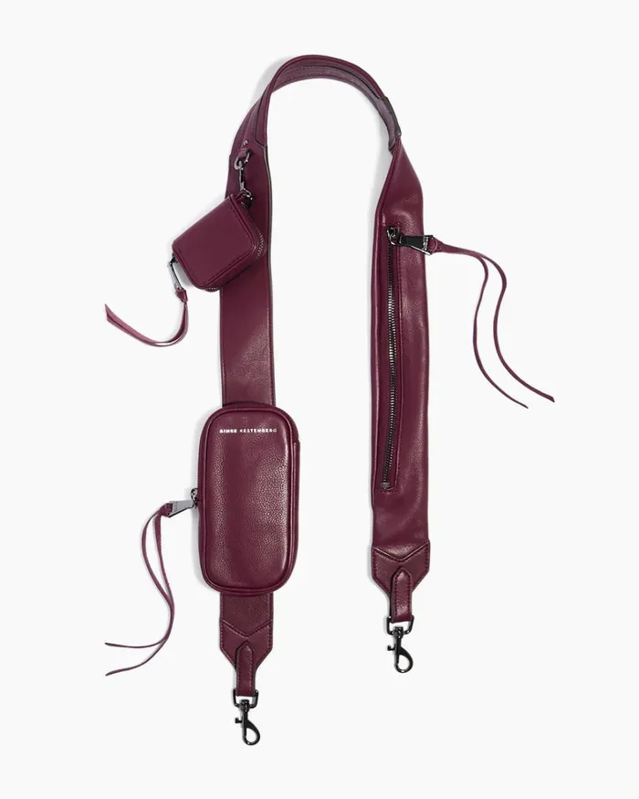 Aimee Kestenberg Travel Women Cargo Strap Oxblood