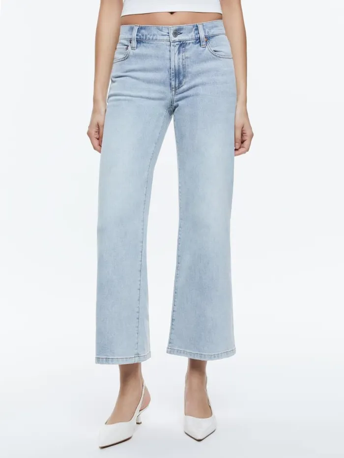 Alice Olivia ROXIE KICK FLARE JEAN Brooklyn Blue Women Jeans