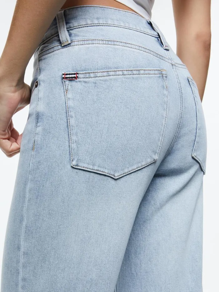 Alice Olivia ROXIE KICK FLARE JEAN Brooklyn Blue Women Jeans