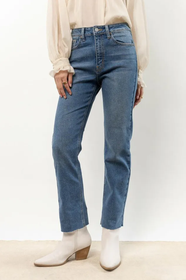 Amara Straight Leg Jeans In Medium Wash 8211 FINAL SALE Medium Women Bohme Denim