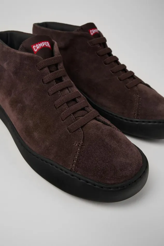 Ankle Boots Men Camper Peu Touring Brown Nubuck Sneakers