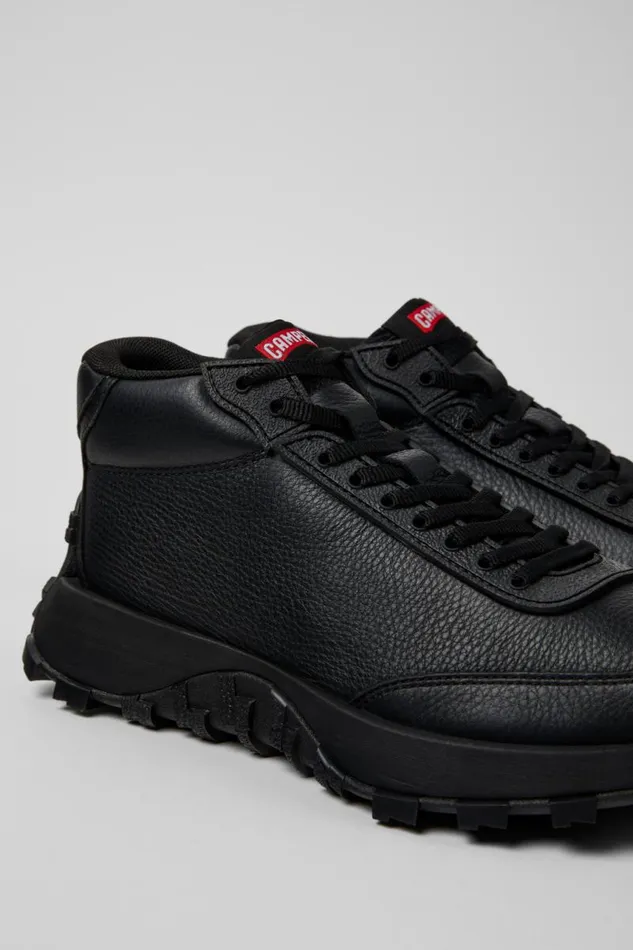 Ankle Boots Women Camper Drift Trail VIBRAM Black Leather Sneakers