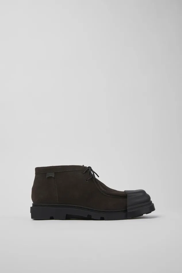 Ankle Boots Women Camper Junction Gray Nubuck Shoes Ankle Boots Women Camper Junction Gray Nubuck Shoes