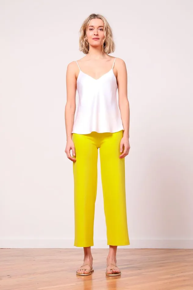 Avenue Montaigne ALEX Freedom Yellow Women Pants