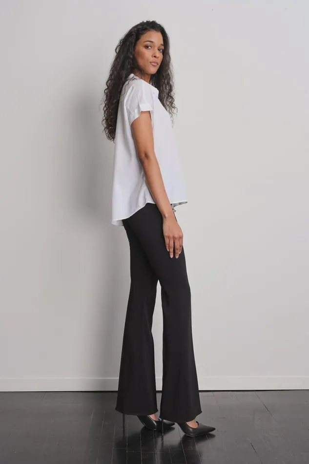 Avenue Montaigne BELLINI Crepe Black Women Pants Avenue Montaigne BELLINI Crepe Black Women Pants