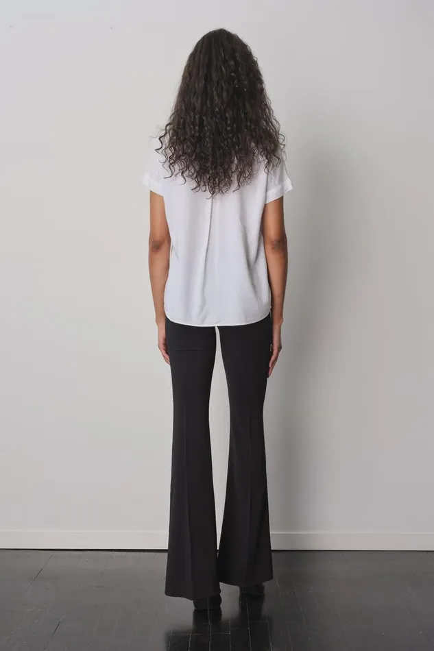 Avenue Montaigne BELLINI Crepe Black Women Pants Avenue Montaigne BELLINI Crepe Black Women Pants