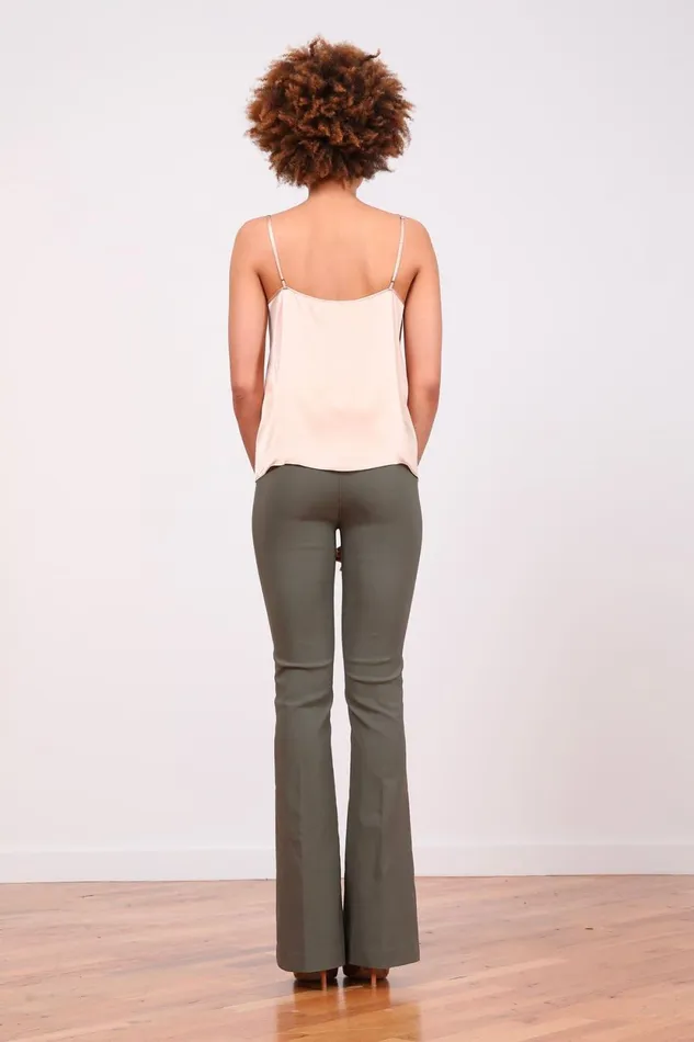 Avenue Montaigne BELLINI Signature Olive Green Women Pants Avenue Montaigne BELLINI Signature Olive Green Women Pants