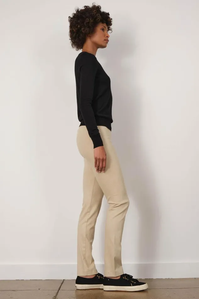 Avenue Montaigne BILLY Flannel Beige Women Pants Avenue Montaigne BILLY Flannel Beige Women Pants