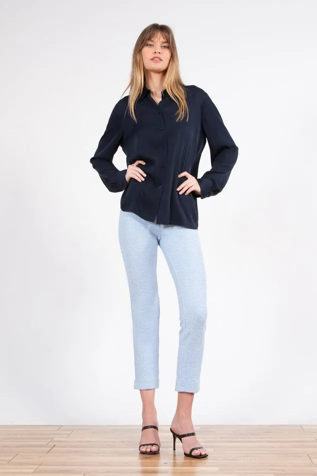 Avenue Montaigne BRIGITTE Boucle Sky Women Pants