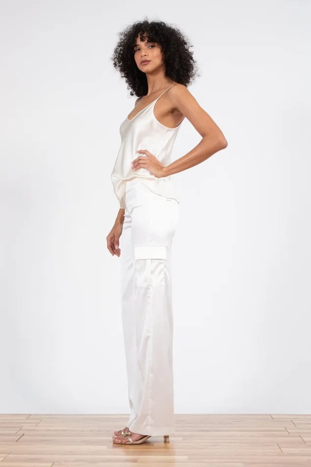 Avenue Montaigne ECLIPSE Satin Diamond Women Pants Avenue Montaigne ECLIPSE Satin Diamond Women Pants