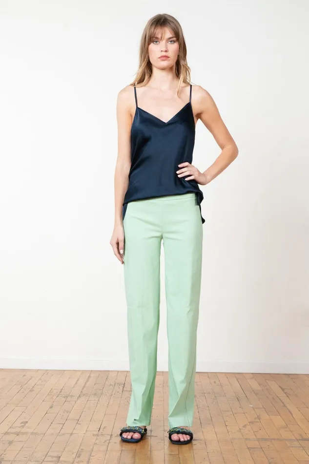 Avenue Montaigne FLAVIA Signature Celadon Women Pants