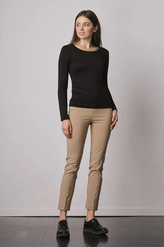 Avenue Montaigne FRANCO Signature Camel Women Pants