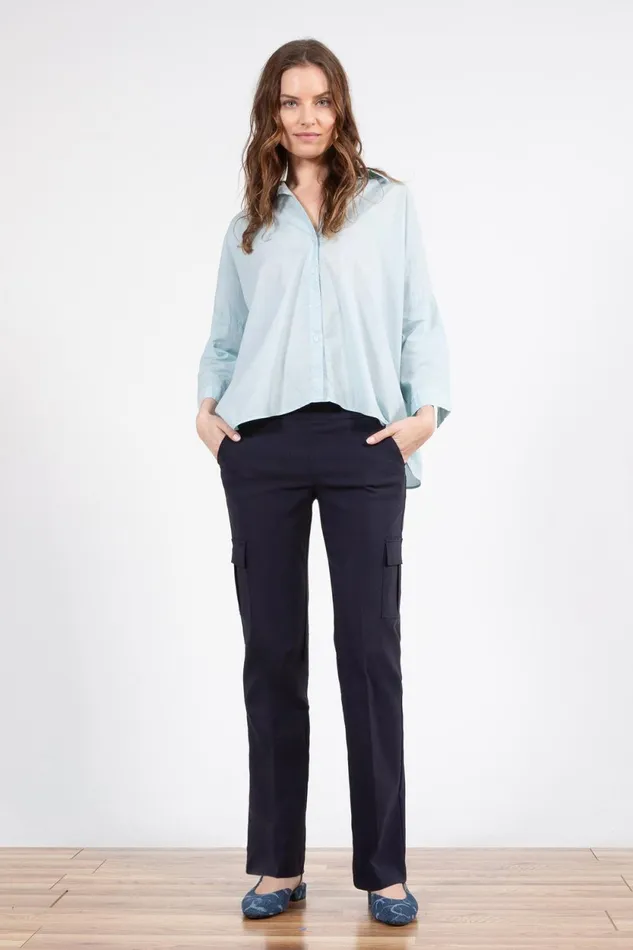 Avenue Montaigne KOOL Signature Navy Women Pants