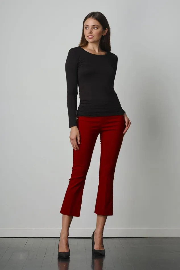 Avenue Montaigne LEO Signature Brick Women Pants