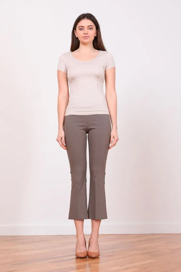 Avenue Montaigne LEO Signature Taupe Women Pants