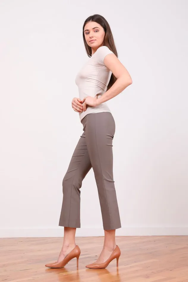 Avenue Montaigne LEO Signature Taupe Women Pants Avenue Montaigne LEO Signature Taupe Women Pants