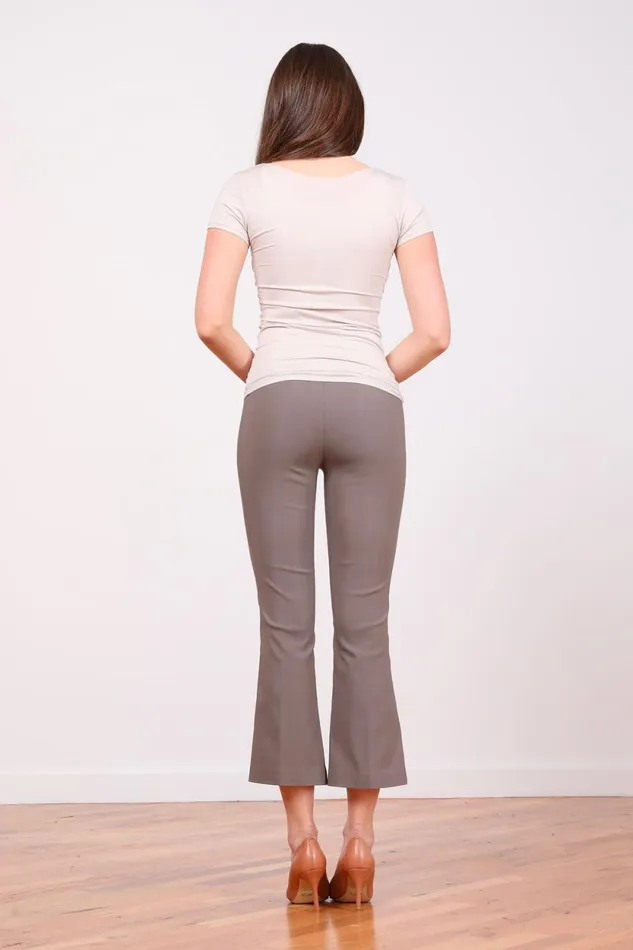 Avenue Montaigne LEO Signature Taupe Women Pants Avenue Montaigne LEO Signature Taupe Women Pants