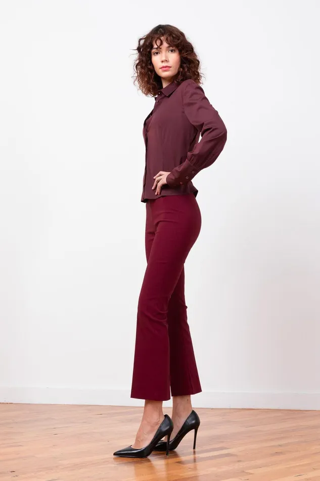 Avenue Montaigne LEO Signature Wine Women Pants Avenue Montaigne LEO Signature Wine Women Pants