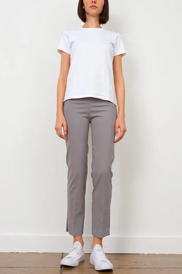 Avenue Montaigne PEGGY Signature Light Grey Women Pants