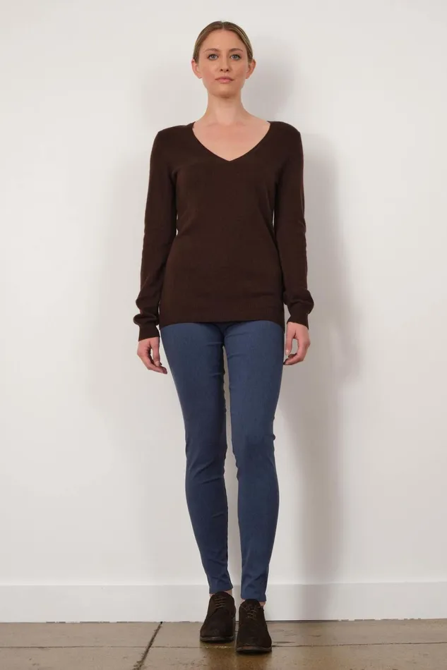 Avenue Montaigne PULL ON SKINNY Denim Women Pants