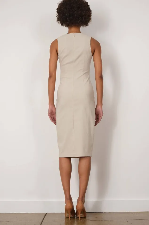 Avenue Montaigne ROMA Signature Beige Women Dresses Avenue Montaigne ROMA Signature Beige Women Dresses