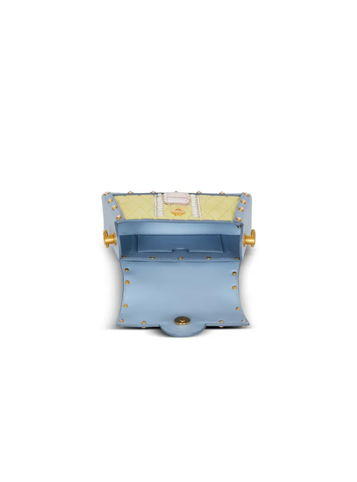 BBuzz Dynasty Small Suede Bag With Embroidery Multicolor Women Balmain Handbags