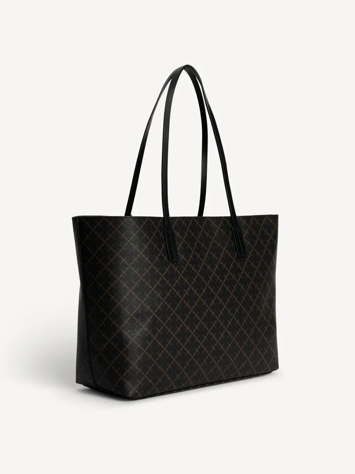 Bags Women By Malene Birger Abigail Printed Tote Bag Dark Chokolate Bags Women By Malene Birger Abigail Printed Tote Bag Dark Chokolate