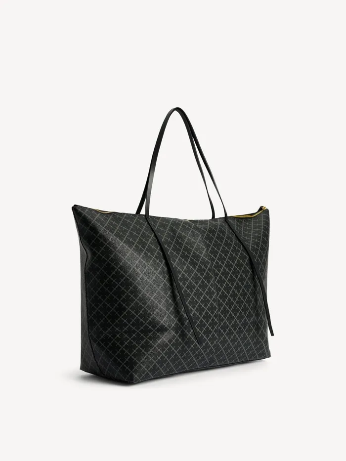 Bags Women By Malene Birger Leesa Tote Bag Charcoal Bags Women By Malene Birger Leesa Tote Bag Charcoal