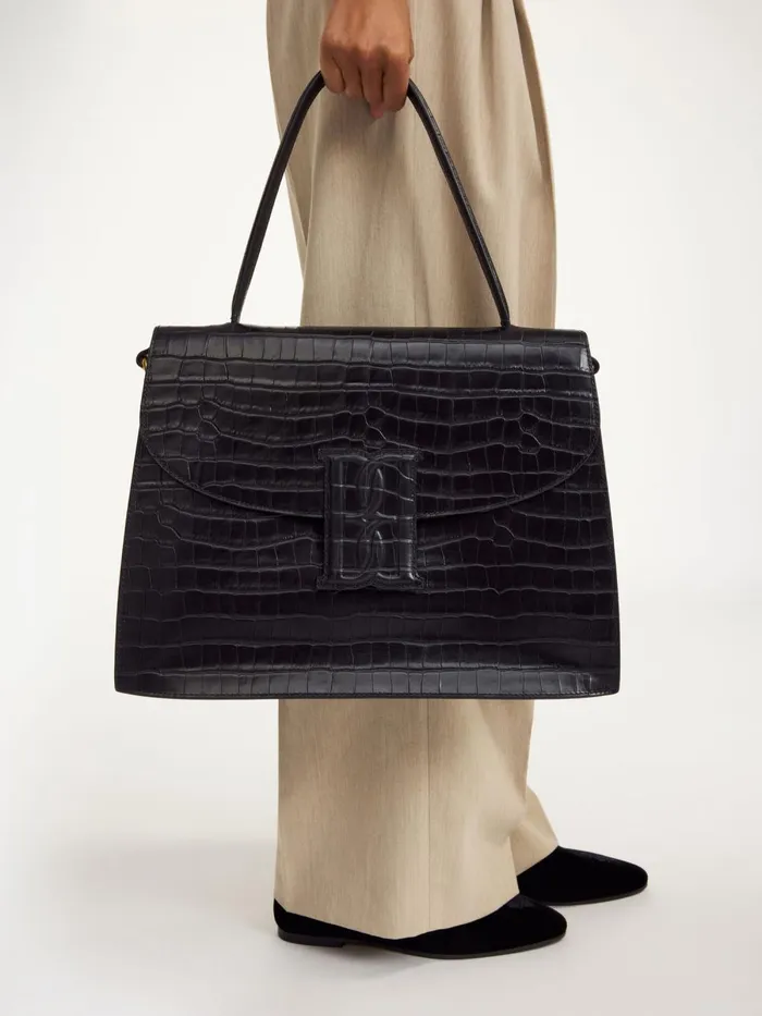 Bags Women By Malene Birger Ronlas Leather Shoulder Bag Black Bags Women By Malene Birger Ronlas Leather Shoulder Bag Black