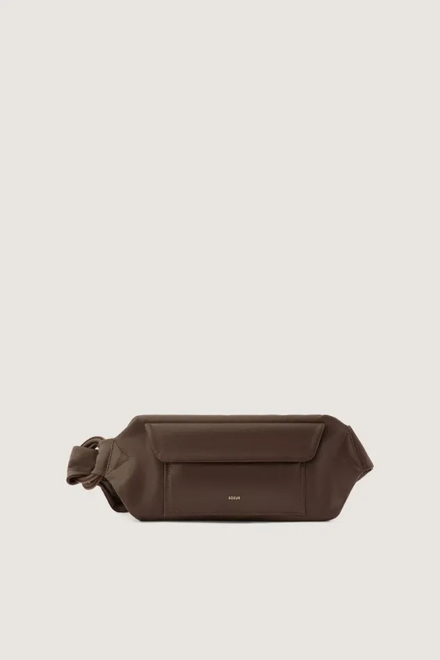 Bags Women Soeur VOLTERRA BUM BAG Dark Brown