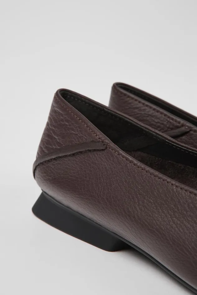 Ballerinas Women Camper Casi Myra Brown Leather Ballerinas