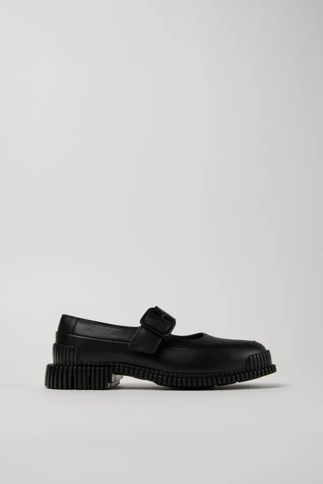 Ballerinas Women Camper Pix Black Leather Shoes Ballerinas Women Camper Pix Black Leather Shoes