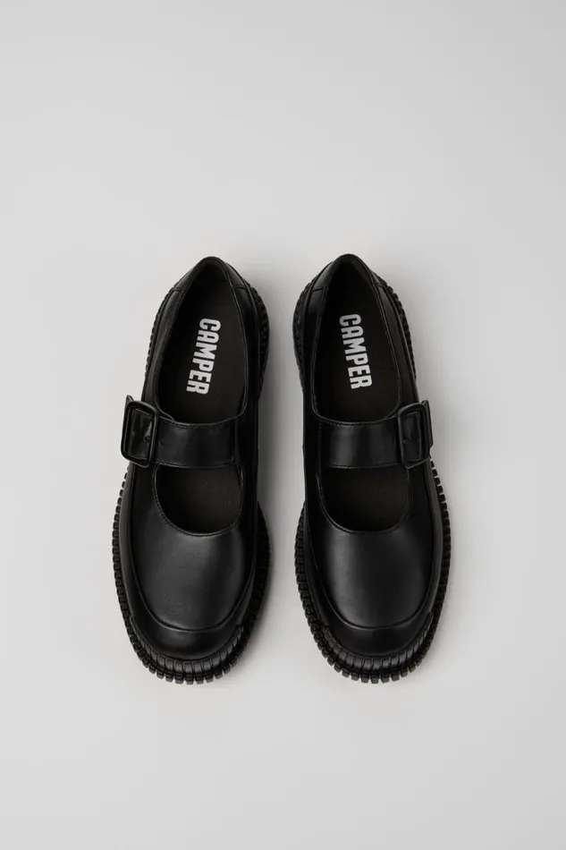 Ballerinas Women Camper Pix Black Leather Shoes Ballerinas Women Camper Pix Black Leather Shoes